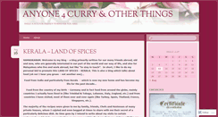 Desktop Screenshot of anyone4curryandotherthings.com