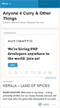 Mobile Screenshot of anyone4curryandotherthings.com